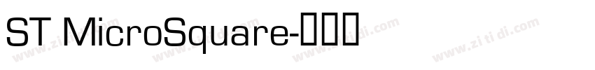ST MicroSquare字体转换